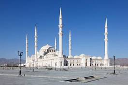Obraz na płótnie architektura zatoka meczet arabia biały