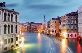 Fotoroleta gondola włoski europa włochy zmierzch