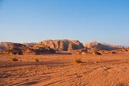 Naklejka góra pustynia opoka