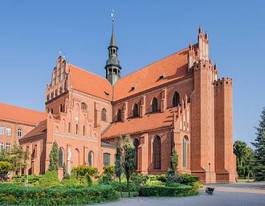 Plakat katedra architektura kościół europa chrześcijański