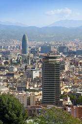 Fototapeta barcelona góra europa szczyt wieża