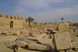 Naklejka afryka świątynia egipt pustynia