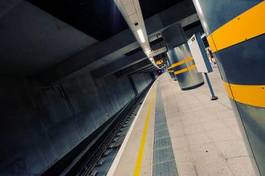 Naklejka metro stacja kolejowa londyn anglia