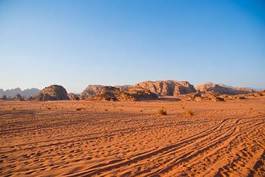 Obraz na płótnie pustynia offroad góra torowisko