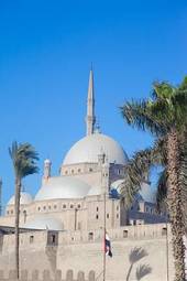 Naklejka egipt kościół meczet