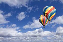 Fotoroleta sterowiec zabawa błękitne niebo transport balon