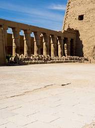 Naklejka święty kolumna architektura egipt