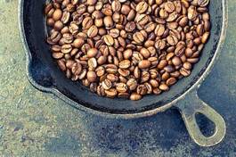 Obraz na płótnie mokka kawa ziarno arabski