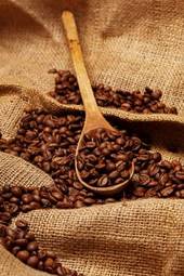 Obraz na płótnie ziarno arabica kawa