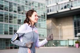 Fotoroleta jogging śródmieście droga sport zdrowie