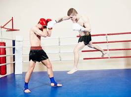 Obraz na płótnie sport tajlandia lekkoatletka kick-boxing bokser