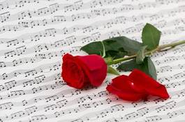 Naklejka muzyka sztuka piękny miłość