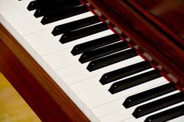 Naklejka fortepian muzyka klasycznego klawiatura