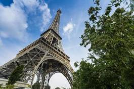 Naklejka trawa francja wieża europa architektura