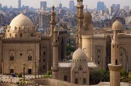 Fotoroleta stary egipt meczet wieża
