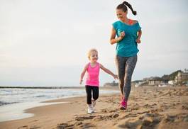 Naklejka plaża zdrowy zdrowie ćwiczenie fitness