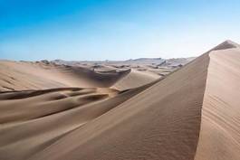 Plakat pustynia niebo piękny natura wydma