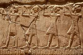 Naklejka świątynia antyczny stary afryka egipt
