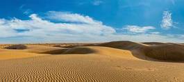 Fototapeta indyjski pejzaż wydma panoramiczny krajobraz