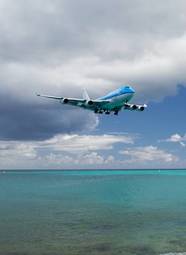 Obraz na płótnie airbus airliner karaiby