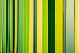 Naklejka architektura wzór żółty poziomy zielony