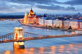 Fotoroleta zmierzch most węgry