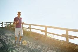 Fotoroleta fitness lekkoatletka zdrowie jogging