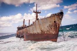 Naklejka marynarki wojennej grecja morze woda sztorm