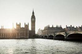 Plakat londyn architektura świt