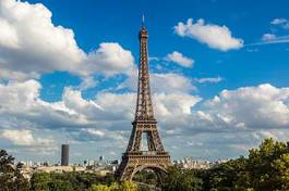 Fotoroleta eiffel tower in paris, france