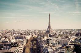 Fototapeta francja wieża panorama paris