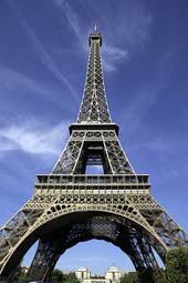 Naklejka wieża francja niebo błękitne niebo miejsce