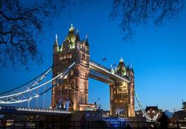 Fototapeta londyn tower bridge widok most anglia