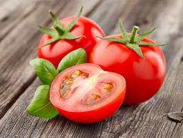 Plakat zdrowy jedzenie medycyna pomidor warzywo