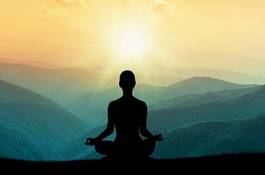 Naklejka joga zen piękny