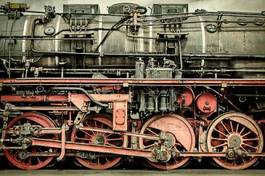Fotoroleta vintage silnik stary