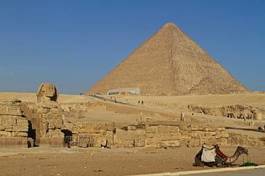Plakat piramida egipt unesco giza