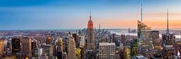 Naklejka miejski ameryka amerykański panorama manhatan
