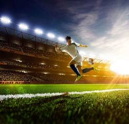 Obraz na płótnie sport trawa panorama mężczyzna lekkoatletka