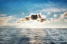 Obraz na płótnie woda spokojny tropikalny niebo