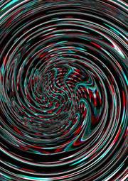 Fotoroleta fraktal spirala krzywa twist streszczenie