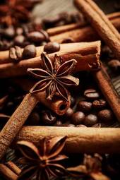 Naklejka jedzenie natura kawa stary arabian