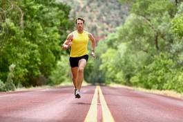 Fotoroleta sprint zdrowy ludzie mężczyzna