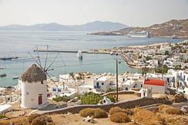 Naklejka grecja morze wyspa widok