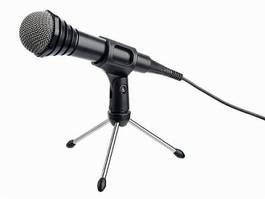 Naklejka mikrofon muzyka śpiew głos