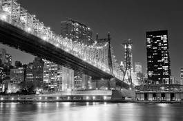Obraz na płótnie noc niebo most panorama ameryka
