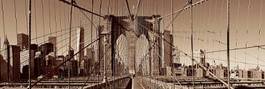 Fototapeta most brookliński panorama manhatan antyczny nowy jork