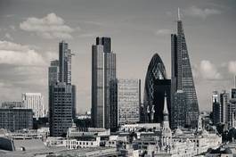 Naklejka londyn miejski anglia panorama ulica