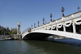 Naklejka most peron aleksander paris rzeki