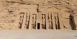 Naklejka egipt antyczny świątynia panorama punkt orientacyjny